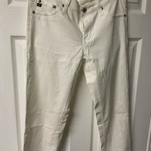 AG Adriano Goldschmied women’s size 27R WHITE Slim PANTS